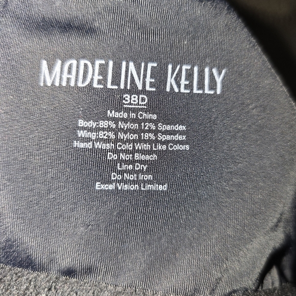 NWOT Madeline Kelly Black Wireless Bra for Women | No-Wire Comfort & Lift 38D - Picture 4 of 4